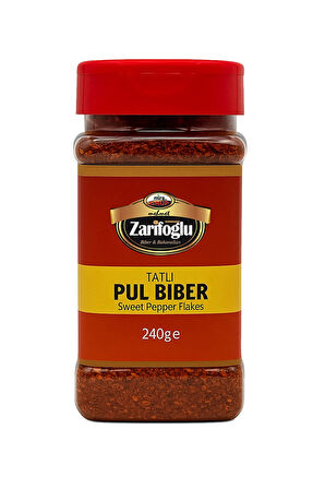 Tatlı Pul Biber Pet 240 gr Orta Boy