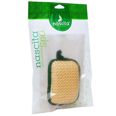 Sisal Kare Lif Banyo Hamam Kesesi 15x10