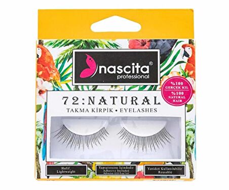 Nascita Takma Kirpik %100 Doğal Kıl Naseye000072