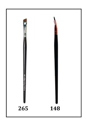 Nascita Açılı Eyeliner Fırçası 148 + Açılı Eyeliner Fırçası 265  Özel 2'li SET