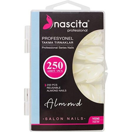 Nascita 250'li Kutulu Almond Takma Tırnak - 172