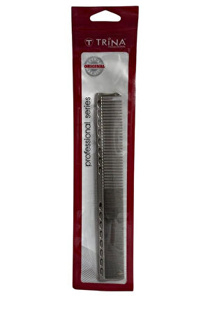 Trina Alüminyum Saç Tarağı Premium 19,5 cm Gümüş Renk