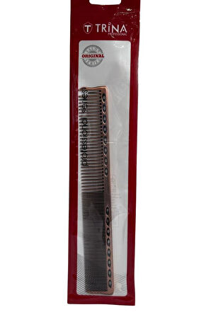 Trina Alüminyum Saç Tarağı Premium 19,5 cm Bronz Renk