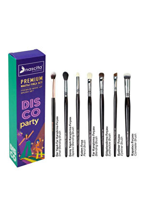 Nascita Premium En Sevilen Disco Party 7'li Makyaj Fırça Seti NASBRUSHSET153