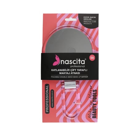 Nascita 5X Katlanabilir Çift Taraflı Makyaj Aynası NASAYNA00043