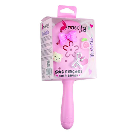 Nascita Twistlo Açık Pembe Saç Fırçası - 59