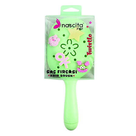 Nascita Twistlo Yeşil Saç Fırçası - 59