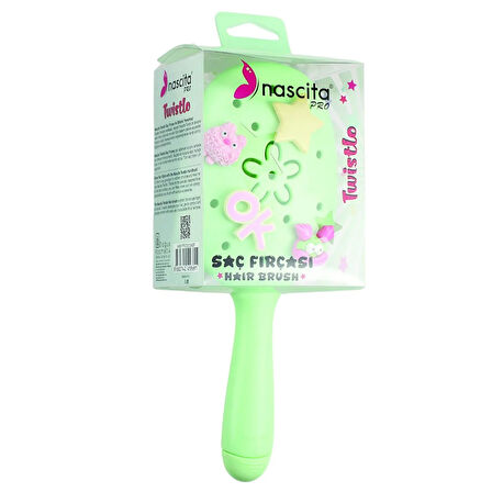 Nascita Twistlo Yeşil Saç Fırçası - 59