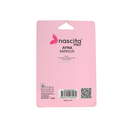 Nascita Parlak Kare Çanta Tipi Makyaj Aynası NASAYNA00048CH