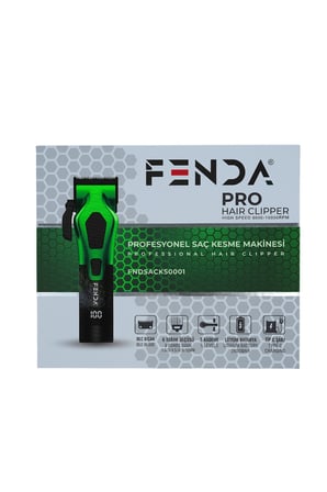 Fenda Profesyonel Saç Kesme Makinesi Yeşil FNDSACKS0001GR