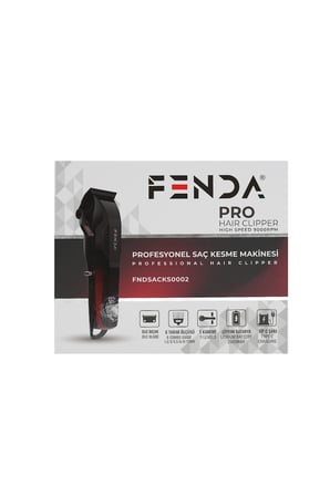 Fenda Profesyonel Saç Kesme Makinesi Kırmızı FNDSACKS0002RD