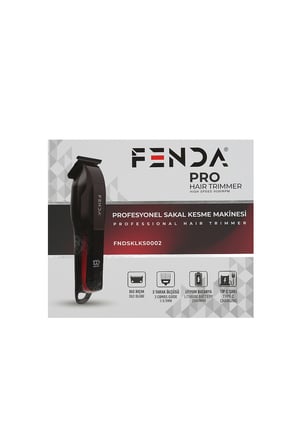 Fenda Profesyonel Sakal Kesme Makinesi Kırmızı FNDSKLKS0002RD