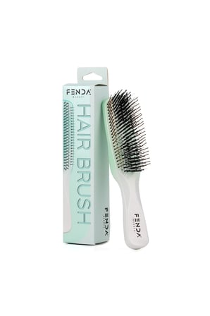 Profesyonel 4 Pinli Ergonomik Yeşil Saç Fırçası FNDFPRO00003GR