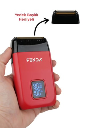 Fenda Profesyonel Sıfır Kesim Tıraş Makinesi Kırmızı FNDSKLKS0008RD
