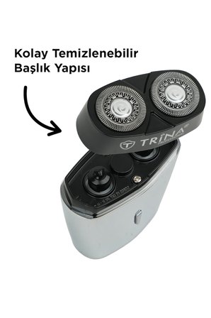 Taşınabilir Mini Tıraş Makinesi Gümüş TRNSKLKS0021SL
