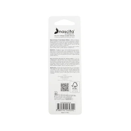 Nascita Professional Protez Tırnak Kesme Makası NASXMKS00030
