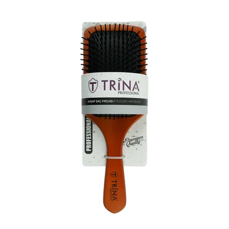 Trina Pinli Ahşap Saç Fırçası TRNFIRAH0077