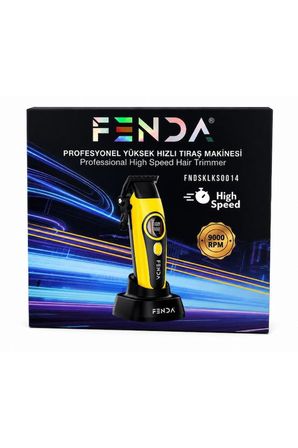 Fenda Profesyonel Standlı Göstergeli Saç Tıraş Makinesi 8500 RPM Sarı FNDSKLKS0014S