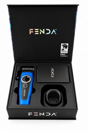 Fenda Profesyonel Standlı Göstergeli Saç Tıraş Makinesi 8500 RPM Mavi FNDSKLKS0014M