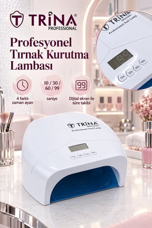 TRINA Profesyonel Kalıcı Oje Kurutucu UV Lamba
