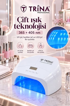 TRINA Profesyonel Kalıcı Oje Kurutucu UV Lamba