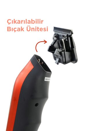 Fenda Profesyonel Sakal Kesme Makinesi Turuncu FNDSKLKS0004OR