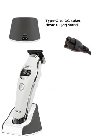 Fenda Profesyonel Sakal Kesme Makinesi Beyaz FNDSKLKS0003WH