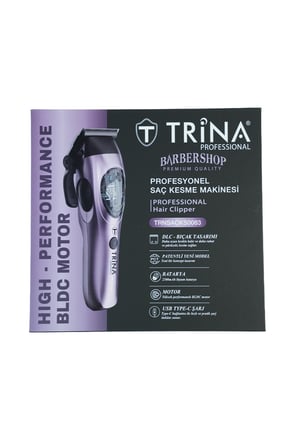 Trina Profesyonel Saç Kesme Makinesi Mor TRNSACKS0083