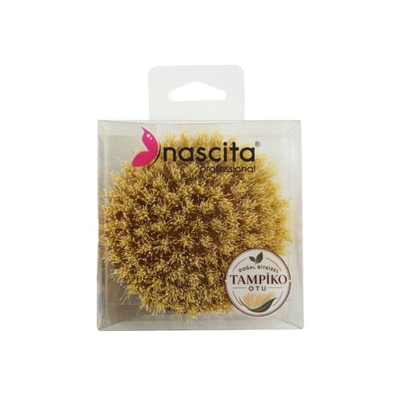 Nascita Ahşap Yuvarlak Tampiko Masaj Fırçası (9*9 Cm) Nasbathk0018T