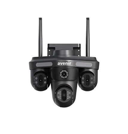 Avenir AV-S316 4 Kameralı 16MP 3 PTZ Dönebilen Wifi Sesli Kamera