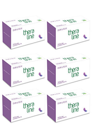 Theraline Calm & Relax (Sakin Ol Mutlu Kal) Bitki Çayı Süzen Poşet (6 Kutu) 120 Adet