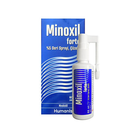 Minoxil Forte %5 60 ml Deri Bakım Spreyi