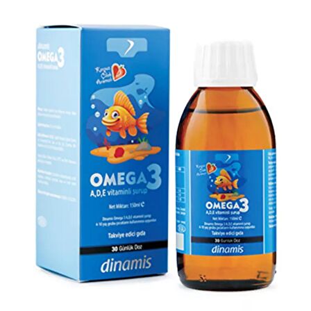 Dinamis Omega 3 A.D.E Vitaminli Şurup 150 ml