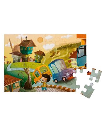 Eolo Şehirde ve Parkta 2'li Puzzle Set 