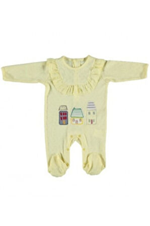 60277 Summer Days Kız Bebek Jakarlı Bebek Tulum Sarı