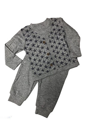 Bebek Yelek Görünümlü 2'li Takım