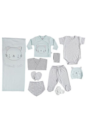 Sweet Cat 63144 10 Parça Nil Yeşili Hastane Çıkışı
