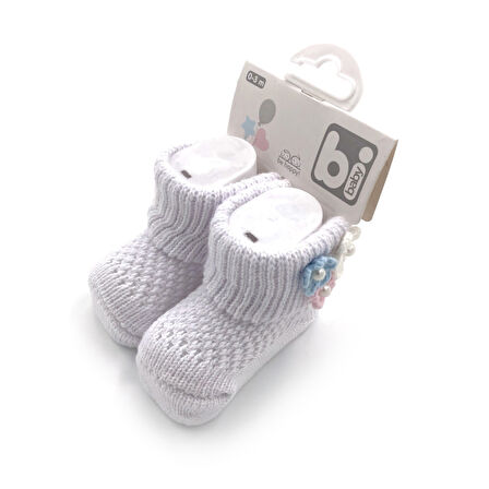 Bibaby Çiçekli Bebek Çorabı 68300