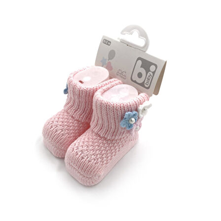Bibaby Çiçekli Bebek Çorabı 68300