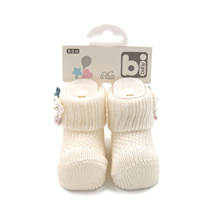 Bibaby Çiçekli Bebek Çorabı 68300