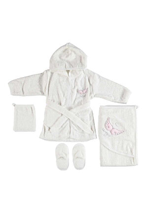 66259 Bornoz Takımı Angel Pembe