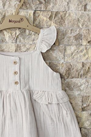 Bibaby Biorganic Summer Cherry Elbise 76030 Taş