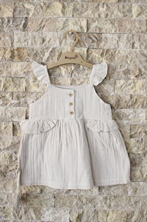 Bibaby Biorganic Summer Cherry Elbise 76030 Taş