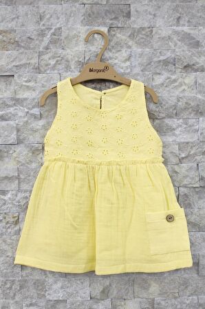 Bibaby Biorganic Tıny Daıms Elbise 76031 Sarı