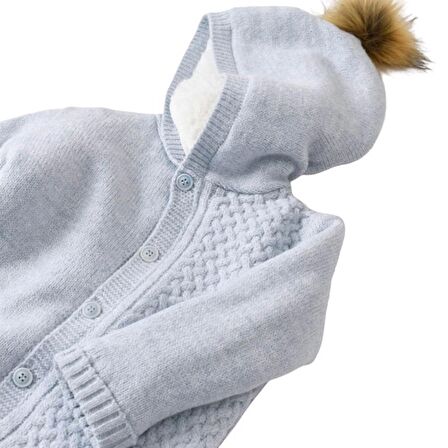 Bibaby Cepli Welsoftlu Triko Tulum 60600 Mavi