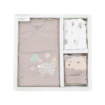 Bibaby Biorganic Curly Sheep 5'Li Set 62266 Bej