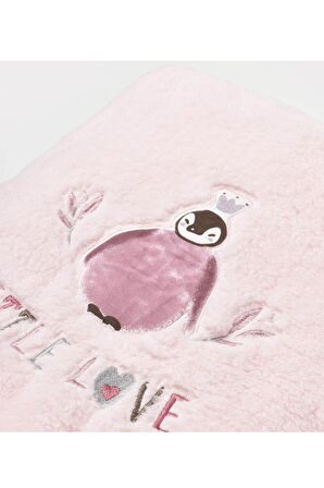 Bibaby Battaniye Welsoft Pink Love 90x100 cm.