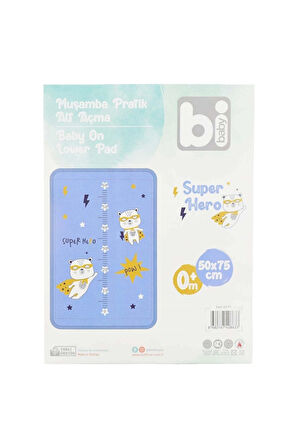 Super Hero Muşamba Bebek Alt Açma 65191