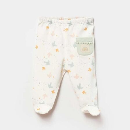 Biorganic Tiny Birds Patikli Bebek Pantolonu 57875