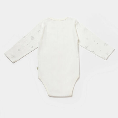 Bibaby Biorganic Koala Jungle Uzun Kol Bebek Body 56973 Gri